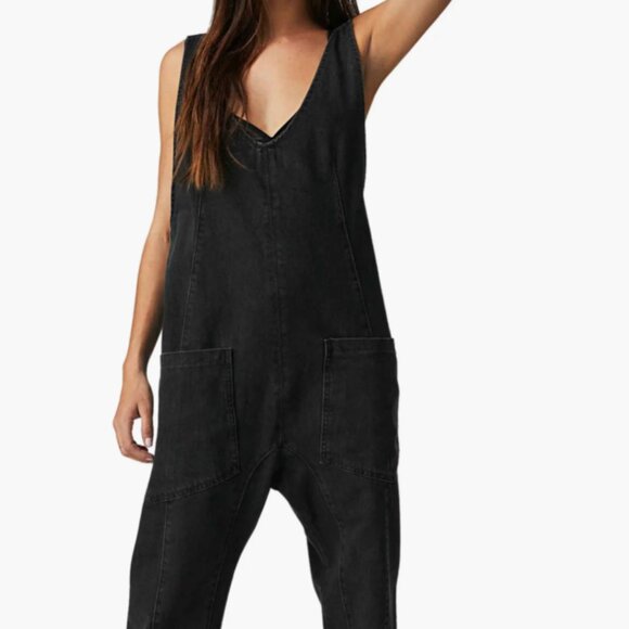 Free People Black Jumpsuit - Picture 2 of 4
